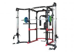 Squat Rack with Cables Trojan Power Rack Cable Cross Over attachment Trojan Fitness