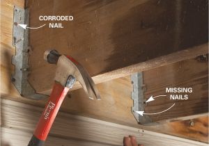 Squeaky Floor Joist Hangers Easy Deck Inspection and Deck Repair Tips the Family Handyman