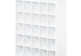 Stackable Shoe Rack Lowes Shop Closetmaid 25 Compartment White Laminate Storage Cubes at Lowes Com