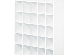 Stackable Shoe Rack Lowes Shop Closetmaid 25 Compartment White Laminate Storage Cubes at Lowes Com
