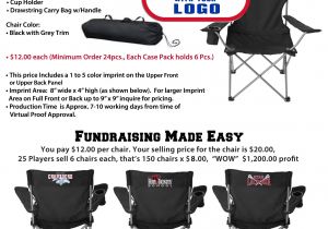 Stadium Chairs for Bleachers Fundraiser Fundraiser Idea Folding Sports Chairs with Team Logo Fundraising