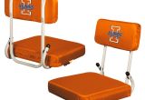 Stadium Chairs for Bleachers Fundraiser Ncaa Illinois Fighting Illini Logo Brands Hard Back Stadium Seat