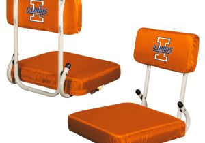 Stadium Chairs for Bleachers Fundraiser Ncaa Illinois Fighting Illini Logo Brands Hard Back Stadium Seat