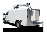 Stahl Service Body Ladder Rack Stahl S New Aerial Lift Van Replaces ford E Series Medium Duty