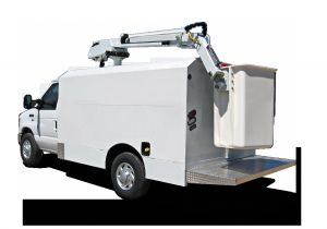 Stahl Service Body Ladder Rack Stahl S New Aerial Lift Van Replaces ford E Series Medium Duty
