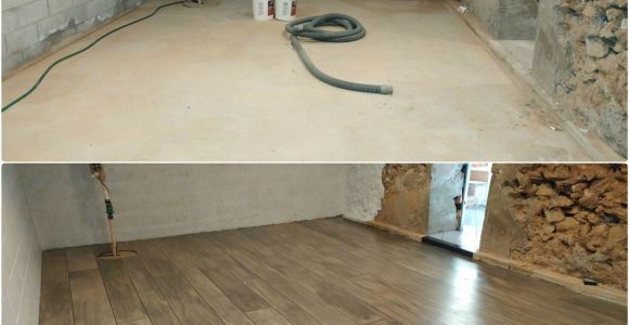 Stained Concrete Floor Looks Like Wood Basement Refinished with Concrete Wood Ardmore Pa Rustic Concrete