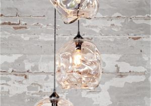 Stained Glass Hanging Lamps for Sale Infinity Pendant by John Pomp Studios Hand Blown Glass Bronze