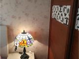 Stained Glass Lamps for Sale south Africa 2018 Fumat Stained Glass Table Lamp Led butterfly Flowers Glass