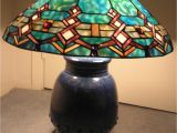 Stained Glass Table Lamps for Sale for Sale Tiffany Style Turquoise southwestern Stained Glass Lamp