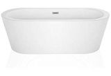 Stand Alone Acrylic Bathtubs Bathtub Magic 59" Made In Usa Modern Relaxing Freestanding