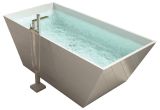 Stand Alone Bathtubs for Two Adm White Stand Alone solid Surface Stone Resin Bathtub