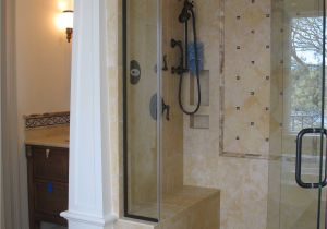 Stand Alone Shower Stall Walk In Shower Doors Swing Door Single Handle Entry Stand Up