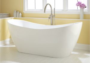 Standalone Bathtub 72" Sheba Acrylic Double Slipper Tub Bathroom