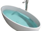 Standalone Bathtubs Adm Matte White Stand Alone Resin Bathtub Contemporary