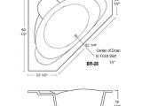 Standard Size Whirlpool Bathtub Corner Bathtubs Dimensions