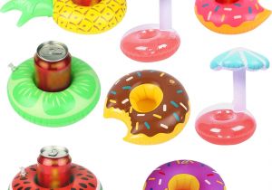 Standing Pool Float Rack Inflatable Flamingo Cup Holder Inflatable Pool Party Drink Floats