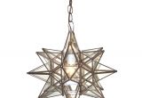 Star Shaped Light Fixture Moravian Star Pendant Chandelier Small Clear Glass by Worlds Away Acs110