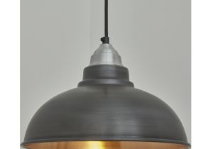 Star Shaped Light Fixture Old Factory Pendant 12 Inch Pewter Copper Kitchens that I
