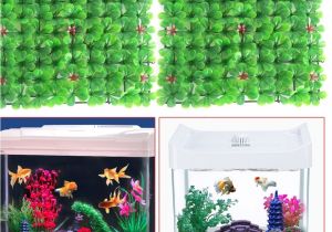 Star Wars Fish Tank Decorations for Sale A 2pcs Aquarium Decorations Artificial Green Grass Plant Lawn