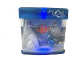 Star Wars Fish Tank Decorations Lightahead Mini Artificial Aquarium with Color Led Swimming Fish