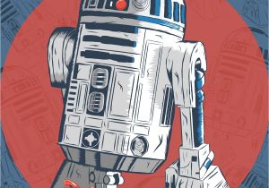 Star Wars Lights Bb 8 R2 D2 Fan Art Created by Karl Smith Star Wars