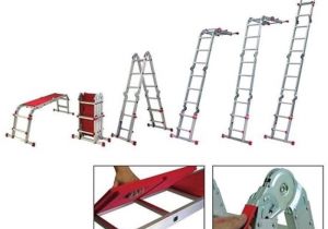 Step 2 tool Bench Youngman Diy Aluminium 11 Feet Folding Wall Standing Step Ladder