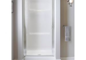 Sterling Bathtub Door Sterling 24in W X 64in H Pivot Shower Door with Silver Frame 950c