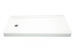 Sterling Vikrell Material Sterling Ensemble White Vikrell Shower Base 30 In W X 60