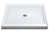 Sterling Vikrell Material Sterling Vikrell Ensemble 36 Inch Shower Base White High