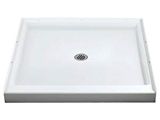 Sterling Vikrell Material Sterling Vikrell Ensemble 36 Inch Shower Base White High