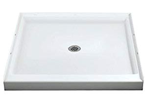 Sterling Vikrell Material Sterling Vikrell Ensemble 36 Inch Shower Base White High