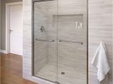 Sterlingplumbing Com Shower Doors Basco Infinity 47 In X 70 In Semi Frameless Sliding Shower Door In