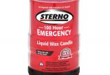 Sterno Candle Lamp Company Sterno Candlelamp 100 Hour Emergency Liquid Wax Candles 4 Per Pack