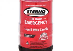 Sterno Candle Lamp Oil Sterno Candlelamp 100 Hour Emergency Liquid Wax Candles 4 Per Pack