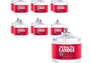 Sterno Candle Lamp Texarkana Amazon Com 100 Hour Plus Emergency Candle Clear Mist Set Of 12