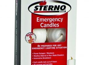 Sterno Candle Lamp Texarkana Amazon Com Sterno Emergency Candles Mini Columns 6 Pack Kitchen