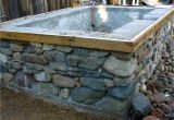 Stone Outdoor Bathtub Concrete and Stone Hot Tub In 2019