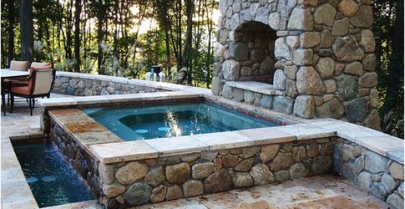 Stone Outdoor Bathtub Hot Tub Stone and Travertine In 2019 Outdoors