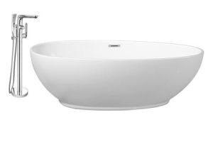 Streamline Freestanding Bathtub Streamline Nh380 120 Faucet and Tub Set with 63