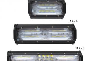 Strobe Light Bar for Trucks 12 Inch 72w 144w 180w Led Work Light Bar Light for 4×4 Offorad