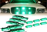 Strobe Light Bar for Trucks Amazon Com Dt Motoa¢ Green 54x Led Emergency Vehicle Dash Grill Deck