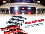 Strobe Light Bar for Trucks Amazon Com Dt Motoa¢ Red White 54x Led Emergency Service Vehicle