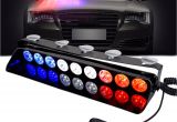 Strobe Light Bar for Trucks Police Dash Light 12v Vehicle Emergency Flashers Windshield Strobe