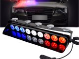 Strobe Light Bar for Trucks Police Dash Light 12v Vehicle Emergency Flashers Windshield Strobe