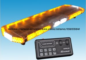 Strobe Light Bar for Trucks Tbd 10l22 Led Car Lightbar Amberwhite Emergency Warning Light Bar