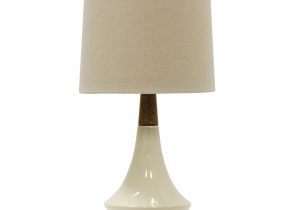 Stylecraft Crystal Table Lamps Stylecraft White Washed Wood Cream Ceramic Table Lamp White