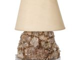 Stylecraft Lamps Crystal Monumental Rock Crystal Lamp with String Shade Crystals and Rock