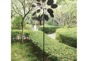 Stylecraft Lamps Kinetic Wind Sculpture Big Modern Art Kinetic Wind Sculpture Dual Spinner Metal Garden