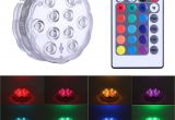 Submersible Led Lights with Remote 15 Off Led Light Qoolife Waterproof Led Light 10 Led Rgb Multi
