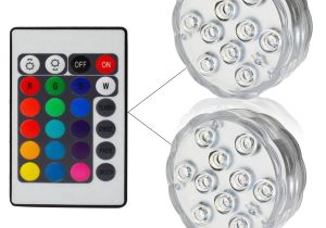 Submersible Led Lights with Remote 2018 Rgb Led Underwater Light Battery Operated Aquarium Waterproof